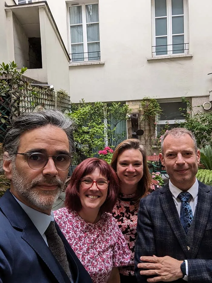 staff of the hotel la Perle in Paris jpg