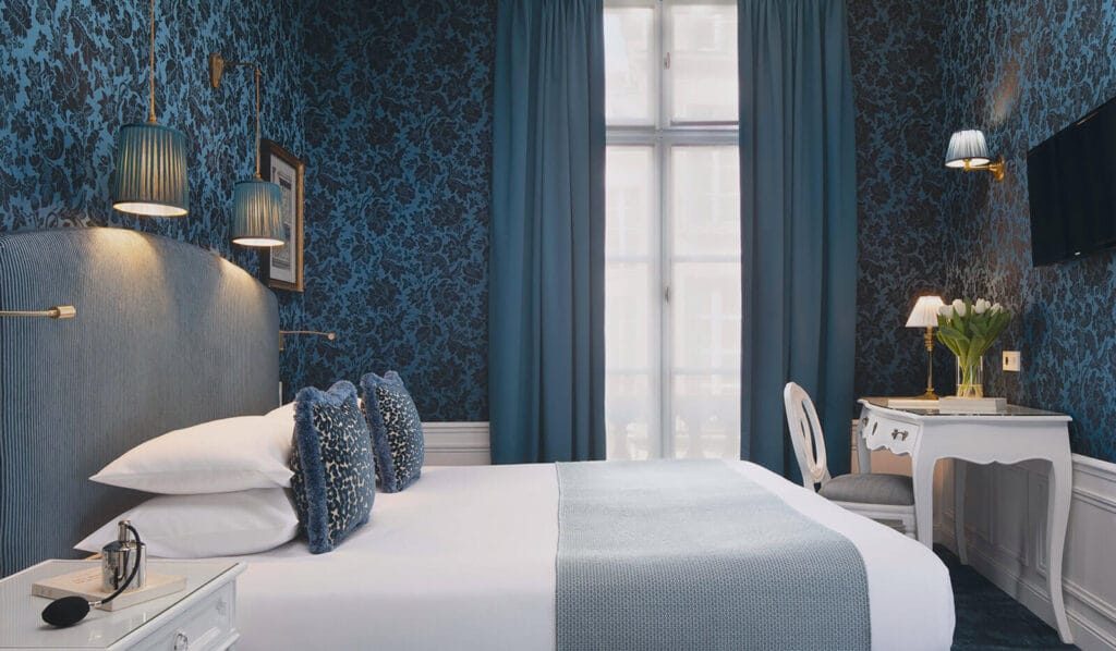 Blue room Odeon Hotel Paris